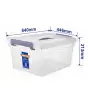 Hộp nhựa lưu trữ 66L Wadfow WTB2370 (Trắng Trong)