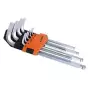1.5-10mm Bộ lục giác đầu bi 9 cây chuẩn Asaki AK-0410