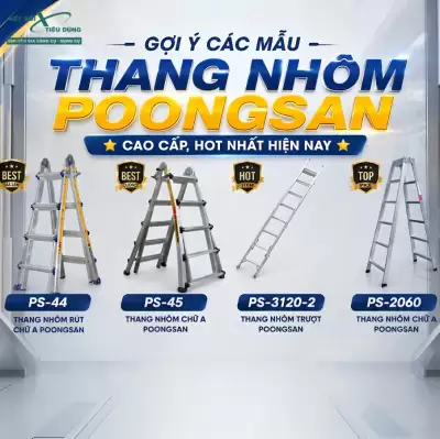 Gợi Ý Các Mẫu Thang Nhôm Poongsan Cao Cấp, Hot Nhất Hiện Nay