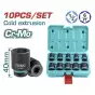 1/2" Bộ đầu tuýp 10 chi tiết 38mm Total THISTD12101