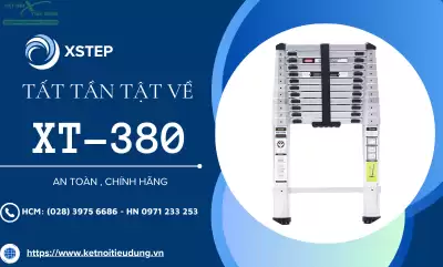 Tất tần tật về thang nhôm Xstep XT‑380 an toàn, chính hãng