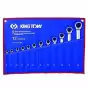 Cờ lê vòng miệng 12 cái hệ mét Kingtony 122A12MRN 8-24mm