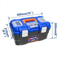 Hộp nhựa đựng dụng cụ 16 " Wadfow WTB3316 (khóa kim loại)